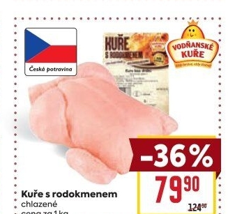 Kuře s rodokmenem Vodňanské kuře
