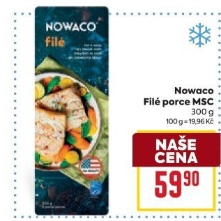 Rybí filé mražené Nowaco