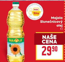 Slunečnicový olej Majola