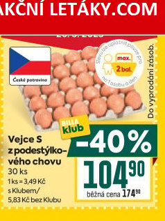 Vejce z podestýlky S