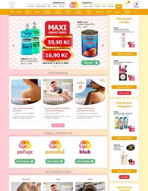 akční leták Teta drogerie 21.5.2025-27.5.2025
