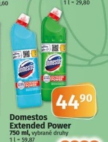 Čistič WC gelový Power Domestos