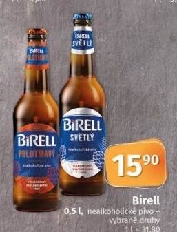 Nealkoholické pivo Birell