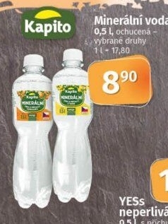 Ochucená voda Kapíto