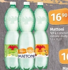 Ochucená voda Mattoni
