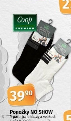 Ponožky No Show Coop Premium