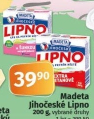 Tavený sýr Jihočeské Lipno Madeta