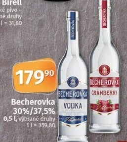 Vodka ochucená Becherovka