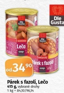 Výrobky Dle Gusta - konzerva