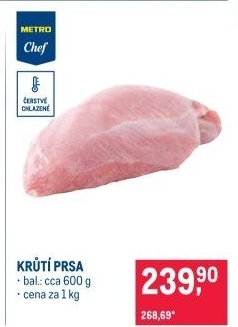 Krůtí prsa Metro Chef