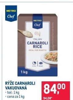 Rýže carnaroli Metro Chef