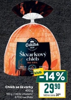Chléb škvarkový Odkolek