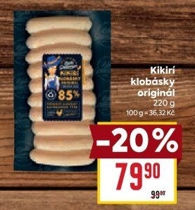 Grilovací klobása Kikirí Láďa Grileman Kostelecké uzeniny