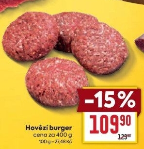 Hovězí hamburger
