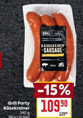 Käsekrainer Grill Party