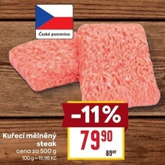 Kuřecí steak mletý