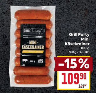 Mini Käsekrainer Grill Party