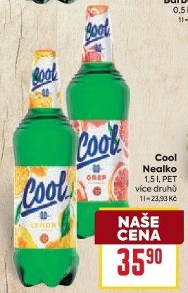 Nealkoholické pivo ochucené Staropramen Cool