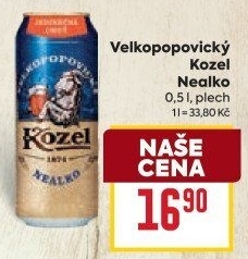 Nealkoholické pivo Velkopopovický Kozel