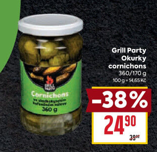 Okurky Cornichons Grill Party
