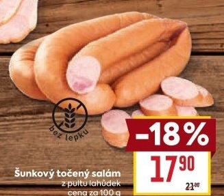 Salám šunkový točený