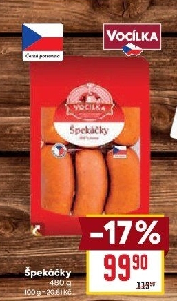 Špekáčky Vocílka
