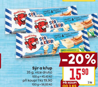 Sýr a křup Veselá kráva