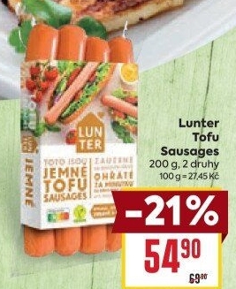 Tofu párky Lunter
