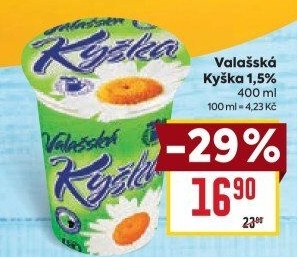 Valašská kyška Mlékárna Valašské Meziříčí