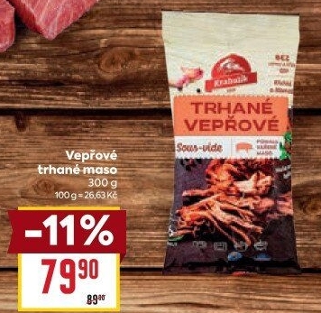 Vepřové trhané maso sous vide Krahulík