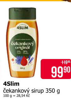 Čekankový sirup 4Slim