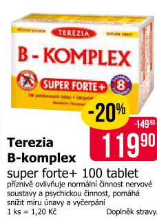 Doplněk stravy B-komplex super forte + Terezia