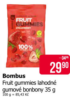 Gumové bonbony Fruit Gummies Bombus