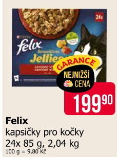 Kapsičky pro kočky Felix Purina