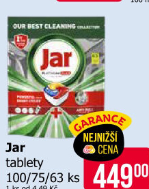 Kapsle do myčky Jar