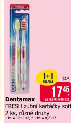 Kartáček na zuby Fresh Dentamax