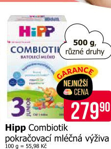 Kojenecká výživa Combiotik Hipp