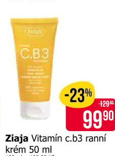 Krém pleťový Vitamin C.B3 Ziaja