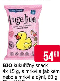 Kukuřičné křupky bez lepku bio Little Angel