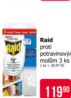 Lapač potravinových molů Raid