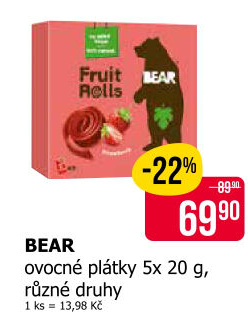 Minis ovocné Bear Yoyo