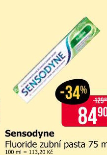 Pasta na zuby Fluoride Sensodyne
