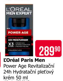 Pleťový revitalizační krém Power Age Men Expert L'
