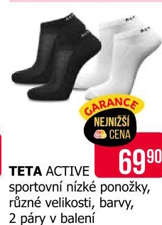 Ponožky sportovní nízké Teta Active