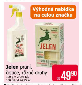 Prací prostředky Jelen