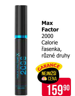 Řasenka 2000 Calorie Max Factor