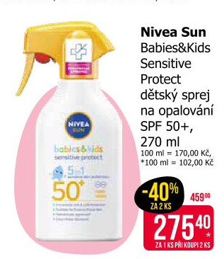 Sprej dětský na opalování OF 50+ Sensitive Protect&amp