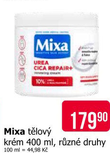 Tělové krémy Mixa