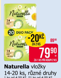 Vložky dámské Naturella