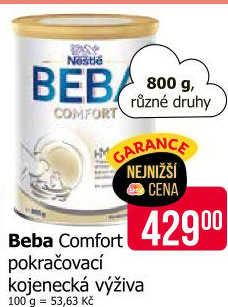 Výživa mléčná Comfort Beba Nestlé